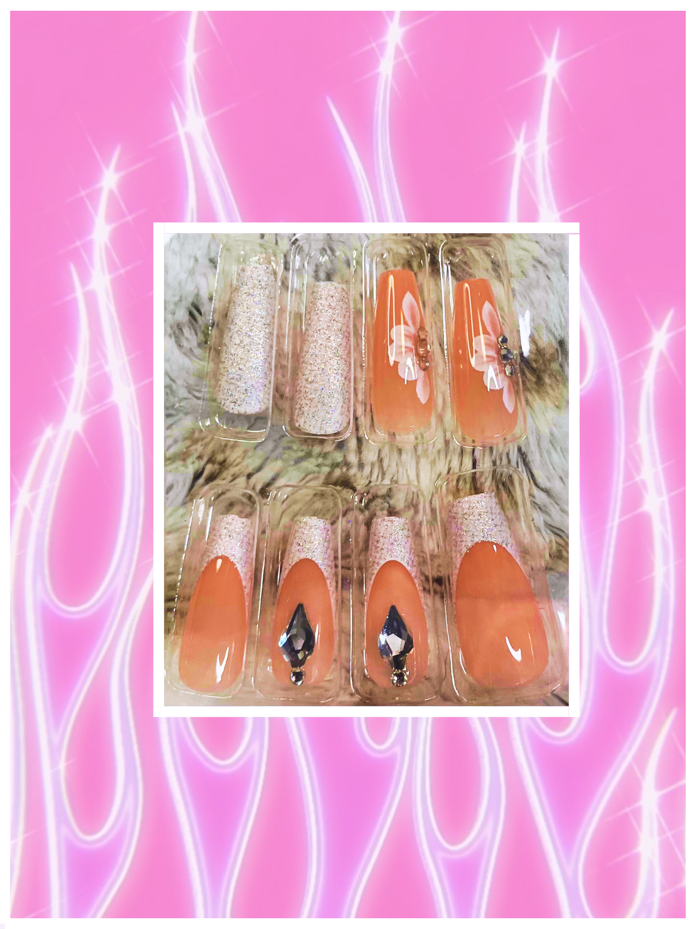 Eleganza- Ready to Order Press Ons